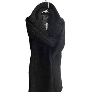 J. CREW Women's Petite 2XS Double-breasted Teddy Sherpa Topcoat